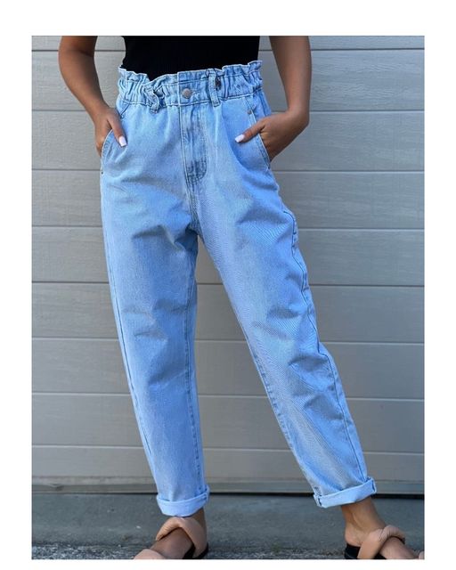 Paper bag jeans