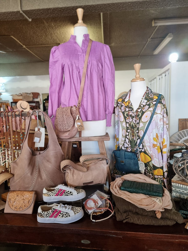 Mauve Linen Shirt