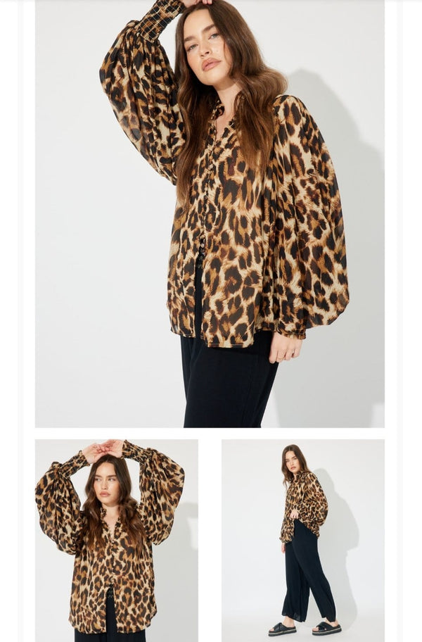 Leopard Dreams Top