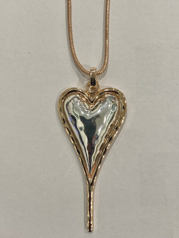Solid Gold Rose Gold Necklace