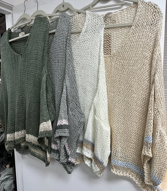 Loose Knit in White