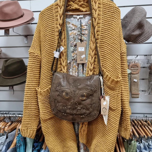 Mustard Cable Knit
