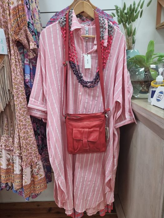 Tee shirt dress in Pink