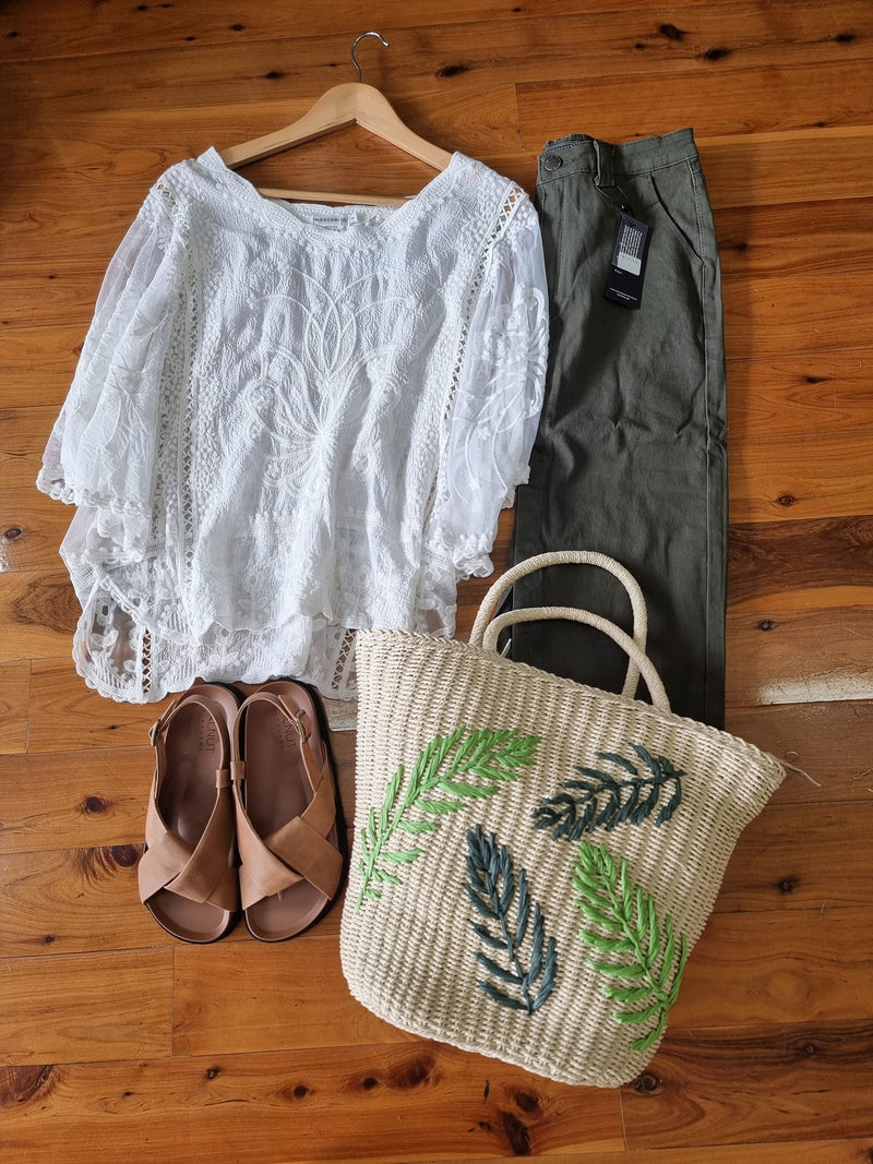 White Lace Top