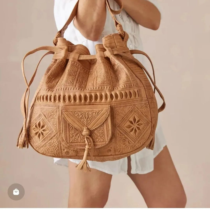 Leather Bucket bag