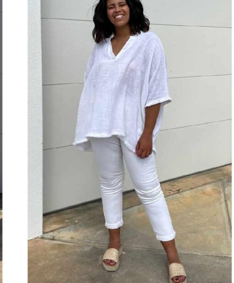 White Cotton top
